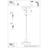 Suspensions Acier Marron E27 1 BILO