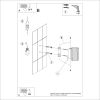 Appliques murales Aluminium Bourgogne GU10 1 Karbon