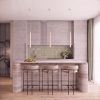 Suspensions Acier Beige G9 1 Arche