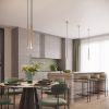Suspensions Acier Taupe G9 1 Arche
