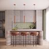 Suspensions Acier Ocre Rouge G9 2 Arche