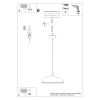 Suspensions Acier Ocre Rouge E27 1 Gina
