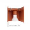 Appliques murales Aluminium Ocre Rouge G9 1 Quad
