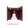 Appliques murales Aluminium Bourgogne G9 1 Quad
