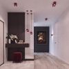 Appliques murales Aluminium Bourgogne G9 1 Quad