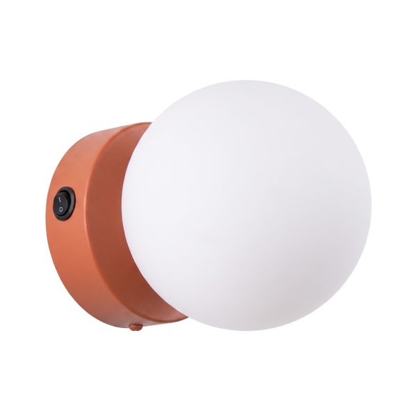 Appliques murales Acier Ocre Rouge G9 1 Yoli