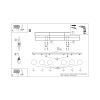 Plafonniers Acier Bourgogne G9 6 Yoli