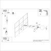 Appliques murales Acier Outremer G9 1 Yoli
