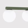 Plafonniers Acier Vert Olive G9 2 Yoli