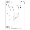 Appliques murales Acier Bourgogne G9 1 Tila