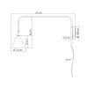 Appliques murales Acier Rose E14 1 Nox