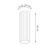 Plafonniers Aluminium Bourgogne GU10 1 Karbon