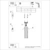 Plafonniers Aluminium Outremer GU10 1 Karbon