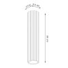 Plafonniers Aluminium Outremer GU10 1 Karbon