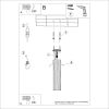 Plafonniers Aluminium Outremer GU10 1 Karbon