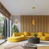 Suspensions Aluminium Jaune GU10 3 Karbon