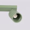 Plafonniers Aluminium Sauge GU10 1 Karbon