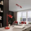 Plafonniers Aluminium Rouge GU10 6 Karbon