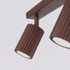 Plafonniers Aluminium Brun GU10 1 Karbon