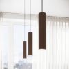 Plafonniers Aluminium Brun GU10 6 Karbon