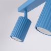 Plafonniers Aluminium Bleu GU10 1 Karbon