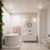 Appliques murales Aluminium Rose G9 1 Halo