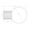 Appliques murales Aluminium Rouge G9 1 Halo