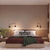 Appliques murales Acier Bourgogne E14 1 Nox