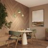 Appliques murales Acier Sauge E14 2 Nox
