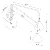Appliques murales Acier Jaune E14 2 Nox