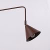 Appliques murales Acier Brun E14 2 Nox