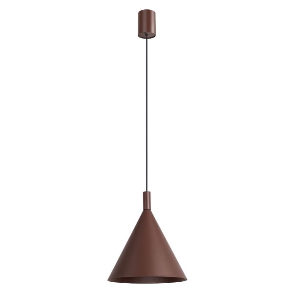 Suspensions Acier Brun E27 1 Nox