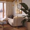 Lampadaire Acier Doré E14 1 Nox