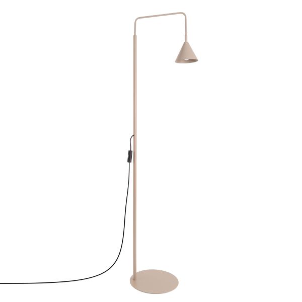 Lampadaire Acier Taupe E14 1 Nox