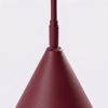 Lampadaire Acier Bourgogne E14 1 Nox