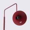 Lampadaire Acier Bourgogne E14 1 Nox