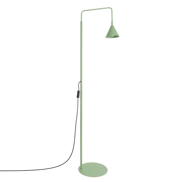 Lampadaire Acier Sauge E14 1 Nox