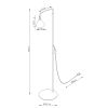 Lampadaire Acier Jaune E14 1 Nox