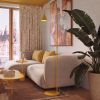 Lampadaire Acier Jaune E14 1 Nox