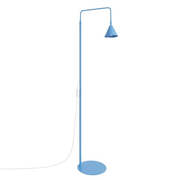 Lampadaire Acier Bleu E14 1 Nox