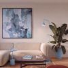 Lampadaire Acier Bleu E14 1 Nox