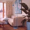 Lampadaire Acier Bleu E14 1 Nox