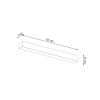 Plafonniers Aluminium Blanc LED 1 Pinne