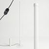 Lampadaire Acier Blanc LED 1 Trang