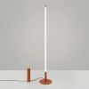 Lampadaire Acier Ocre Rouge LED 1 Trang