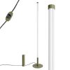 Lampadaire Acier Vert Olive LED 1 Trang