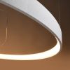 Lustres Aluminium Blanc LED 1 Rio
