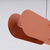 Suspensions Acier Ocre Rouge LED 1 Chain