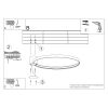 Plafonniers Aluminium Blanc LED 1 Rio