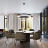 Plafonniers Aluminium Noir LED 1 Rio